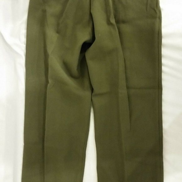 NEW OLD STOCK KOREAN WAR szSMALL/REGULAR OG 108 WOOL OD FIELD TROUSERS JJ 988 - Picture 12 of 12